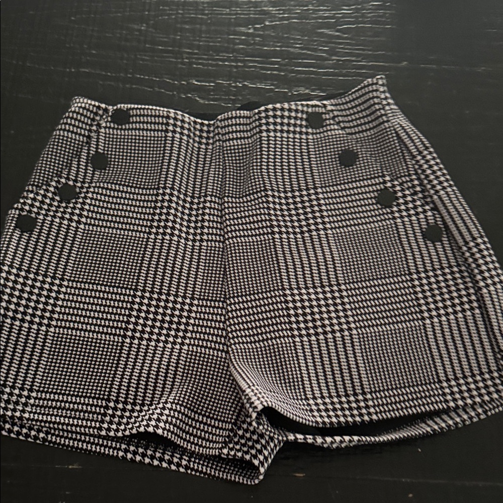 Stylish Black and White Women's Shorts